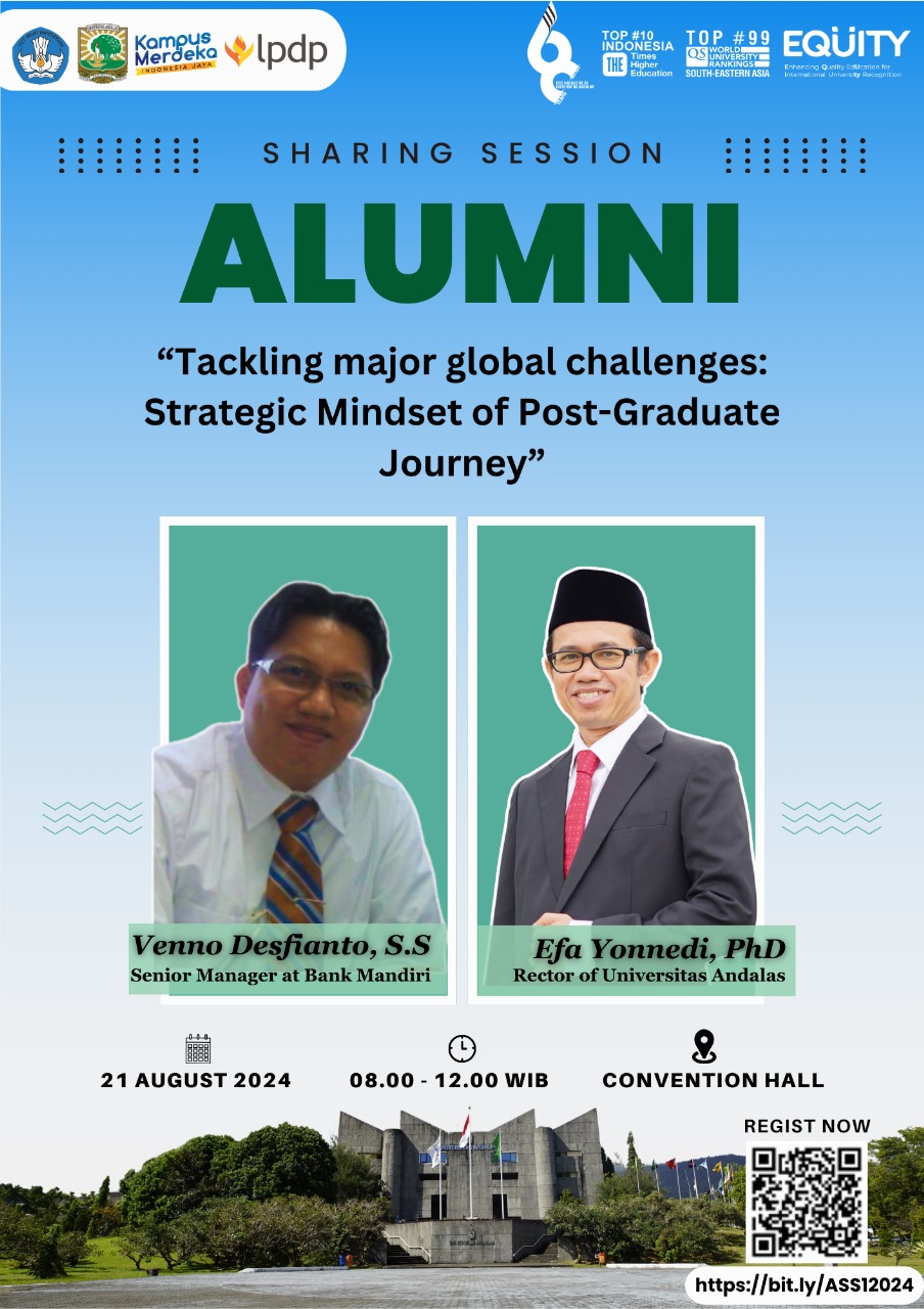 Alumni Sharing Session “Tackling major global challenges: Strategic Mindset  of Post-Graduate Journey”